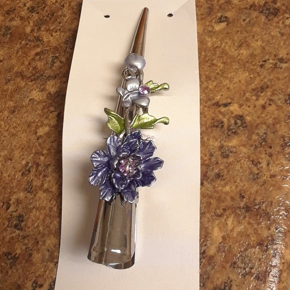 NWOT Hair Rhinestone Pins and 1 Big Duck Bill clip - Picture 7 of 8